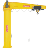 Donati GBR Series Electrically Rotated Column Jib Crane Yellow with hoist