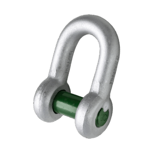 Green Pin® Flush Fishing Dee Shackle with Double Safety Plug – GPFFDS, Grade 6 Galvanised Offshore & Aquaculture Shackle