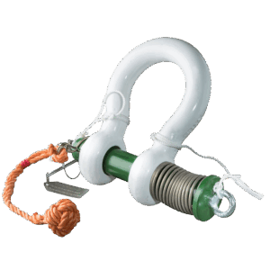 Green Pin® Spring Release ROV Shackle – GPROV5367, Grade 8 Polar Alloy Steel Offshore Subsea Shackle