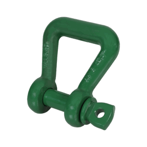 Green Pin® Web Sling Shackle with Screw Collar Pin – GPWSS, Grade 8 Alloy Steel Lifting Shackle for Web Slings