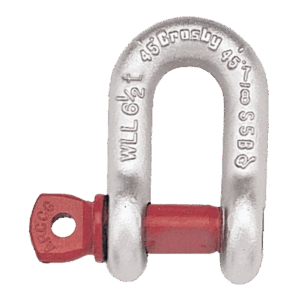 Crosby G-210 Screw Pin Chain Shackle – Grade 6 Galvanised Lifting Shackle