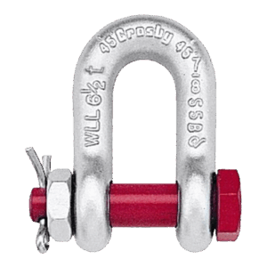 Crosby G-2150 Bolt Type Chain Shackle – Grade 6 Heavy Duty Lifting