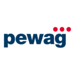 Pewag lifting chains and equipment logo blue and red