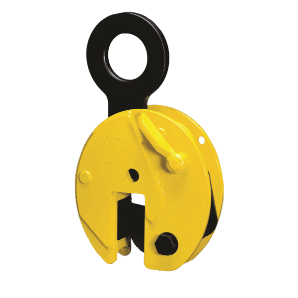 Camlok CZ Plate clamp with hook ring yellow