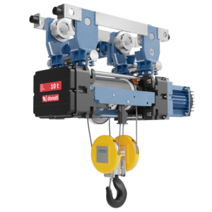 Donati DRH Electric Trolley Mounted Wire Rope Hoist – Up to 20,000 kg Capacity