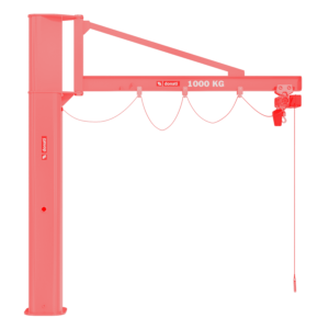 Donati jib cranes supplied by Dale Lifting and Handling Specialiats
