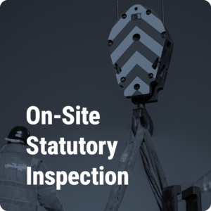 Lifting Gear Products site statutory inspection services page image grey