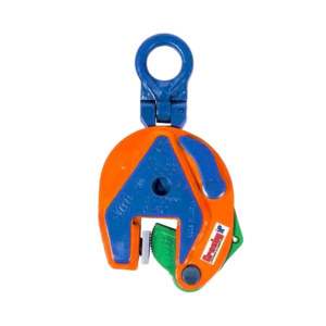 Crosby IPU10H Vertical Plate Lifting Clamp for Hard Materials with Hinged Hoisting Eye - 500kg to 6t WLL