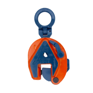 Crosby IPU10J Wide Jaw Vertical Plate Lifting Clamp with Hinged Hoisting Eye - 500kg to 30t WLL