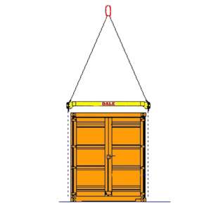 Dale DCLS Container Lifting Spreader Frame Set with Camlok CLB Lugs – Bespoke Made-to-Order 30t WLL (20ft/40ft Container)