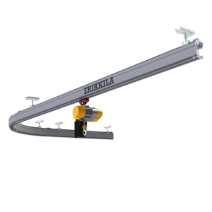 Erikkila Steel Modular Monorail Crane System - Overhead Track (Up to 2000kg / 2t WLL)