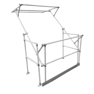MezzBarriers Atlas 1500mm Standard Mezzanine Pallet Gate – Galvanised Finish, CE Marked, EN 14122-3 Compliant
