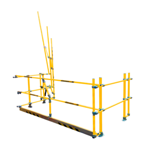 MezzBarriers Hi-Gate Universal Safety Pallet Gate – Custom Built - BS EN ISO 14122-3:2016 Compliant