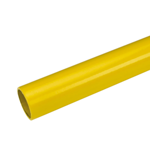 MezzBarries C42 Safety Yellow Horizontal Railing Tubes (2 x 1456 mm long)