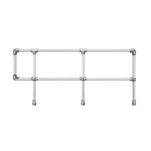 MezzBarriers C42 – 42.4 mm OD Ready-Made Posts and Handrail Kits - Galvanised