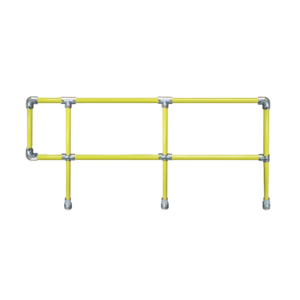 MezzBarriers C42 – 42.4 mm OD Ready-Made Posts and Handrail Kits – Safety Yellow