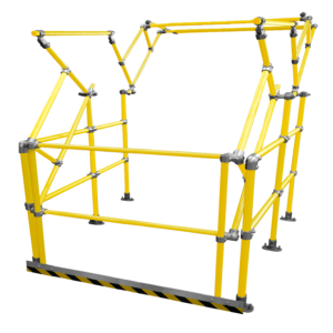 MezzBarriers Titan Extra Large Pallet Gate – (1.5m-3.5 Width) BS EN ISO 14122-3:2016 Compliant