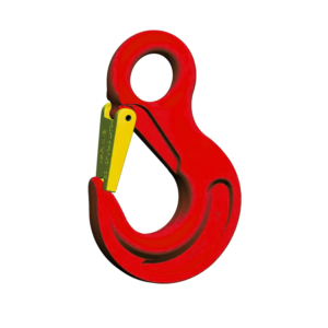 Pewag KWB HS Eye Sling Hook with Forged Safety Latch  High Strength Lifting Chain Hook - 1.12t to 31.5t WLL