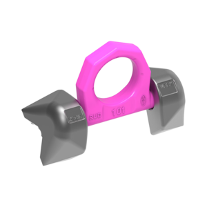 RUD VRBK-FIX VIP Weld-On Edge Load Ring ? Pivoting Lifting Point for 90? Edges - 4t?50t WLL (Complete)