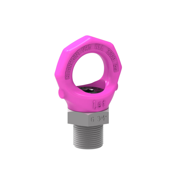 RUD VRSG Starpoint Lifting Eye Point with pipe thread in pink