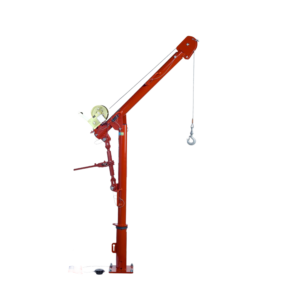 Thern Portable Lifting Davit Crane Commander 5PT5-M1+ with Spur Gear Manual Winch and Base - up to 300kg WLL