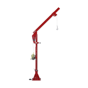Thern Portable Lifting Davit Crane Ensign 5PA10-M1+ with Spur Gear Manual Winch and Base - up to 544kg WLL