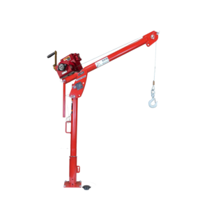 Thern Portable Lifting Davit Crane First Mate 5PF5-M2+ with Worm Gear Manual Winch and Base - up to 385kg WLL