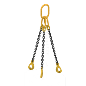 William Hackett Hack8 Grade 8 Three leg Chain Sling Assembly - 2m Standard Reach (3.1t to 67t WLL)