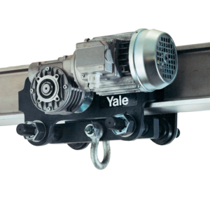 Yale Electric Beam Trolley with Shackle ? Heavy-Duty Motorised Trolley for Long-Distance Travel (VTE-U / VTEF-U), 1t?5t WLL
