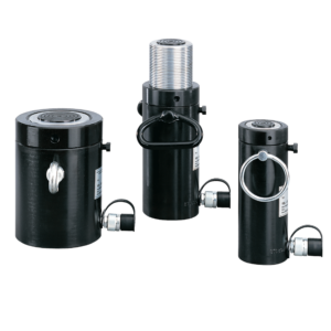 Yale YELB Single-Acting Hydraulic Cylinders with Safety Lock Nut ? Gravity Return, 30?1100t Capacity