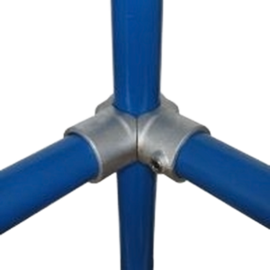 Interclamp D48-117X Retro-fit Middle Corner Handrail Tube Connector (2 Sockets 2 Plates)
