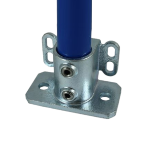 Interclamp C42-242 Handrail Tube Base Flange Bracket with Toe Fixing
